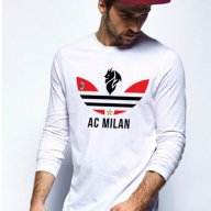 NEW! Мъжки блузи МИЛАН / AC MILAN. Поръчай модел с твоя идея!, снимка 1 - Блузи - 16176280