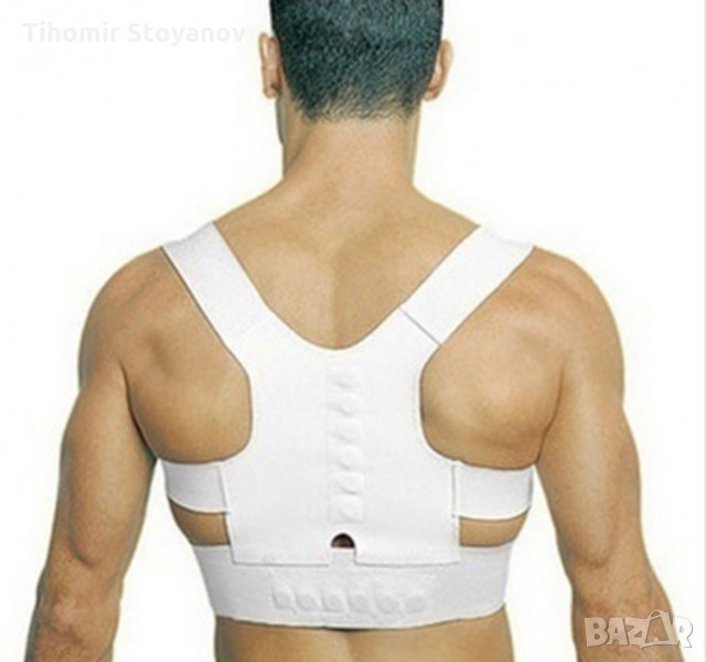 Коригиращ колан при болки изкривяване на гръбнака с магнити за правилна стойка, снимка 1