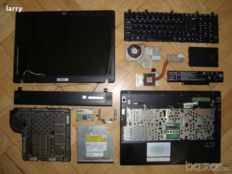 MSI Megabook MS-1635 M673x лаптоп на части, снимка 1