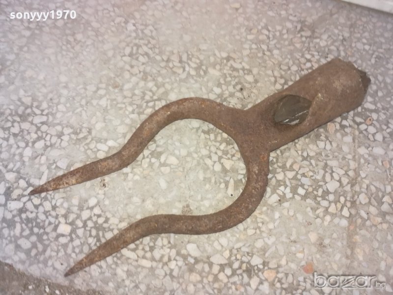 антика-старо и автентично-30х18см-кован метал, снимка 1