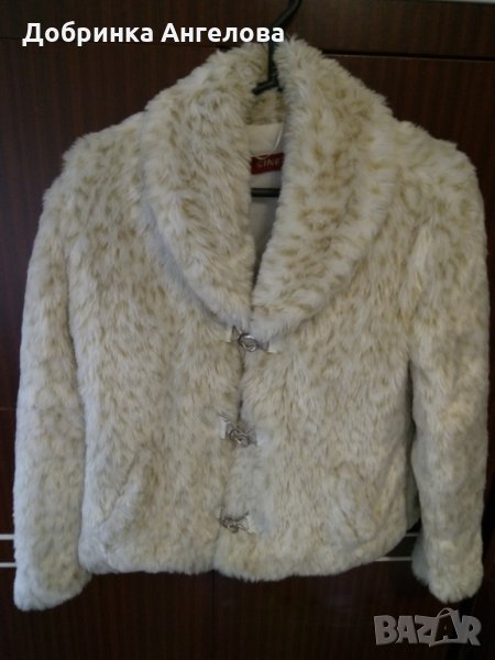 Дамско зимно палто с косъм, снимка 1