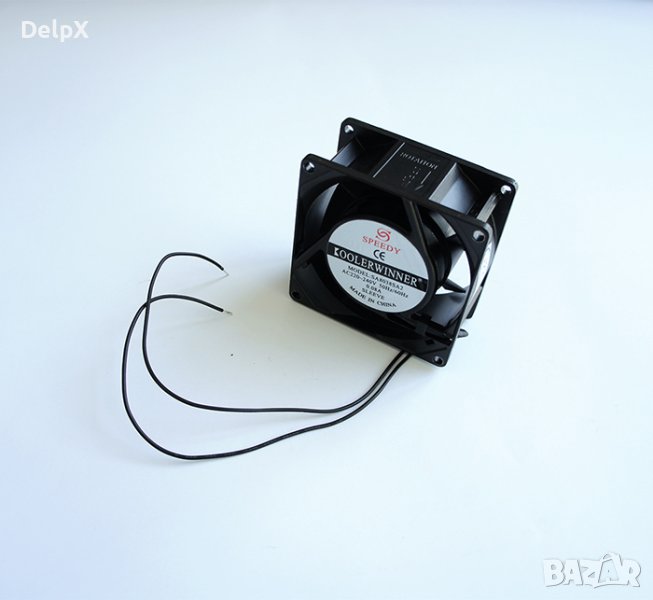 Вентилатор аксиален с втулка 220V 0,08A 80х80х38mm, снимка 1