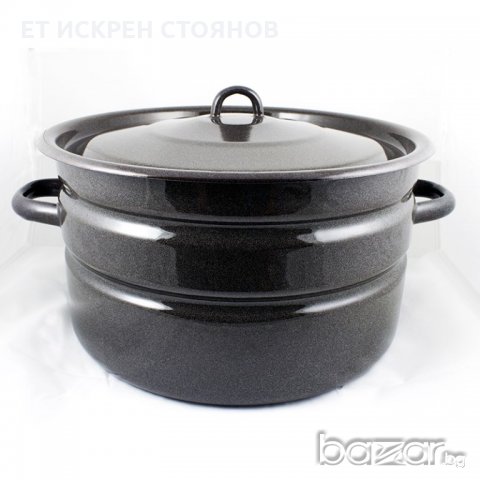 Емайлирана Тенджера 14 Л. Руска, снимка 1 - Съдове за готвене - 18906459