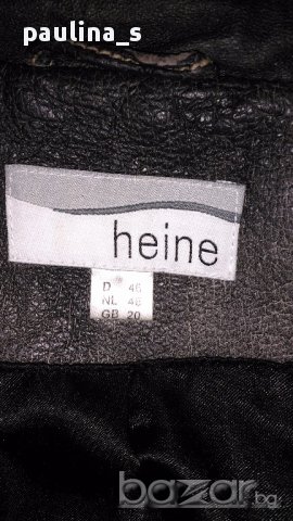Унисекс яке / естествена кожа ”Heine” leathers / голям размер, снимка 12 - Якета - 15709862