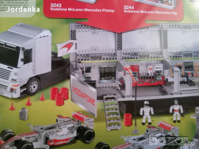 Конструктор mega bloks McLaren Mercedes, снимка 3 - Рисуване и оцветяване - 16697944