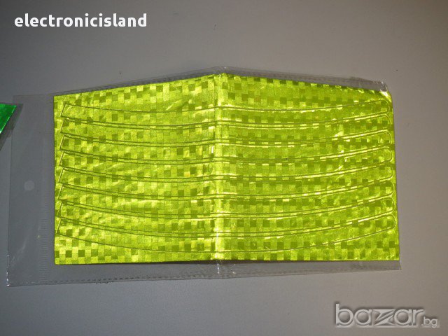 8 броя модни челни светлоотразителни лепенки стикери за колело, мотор, снимка 2 - Части за велосипеди - 13547803