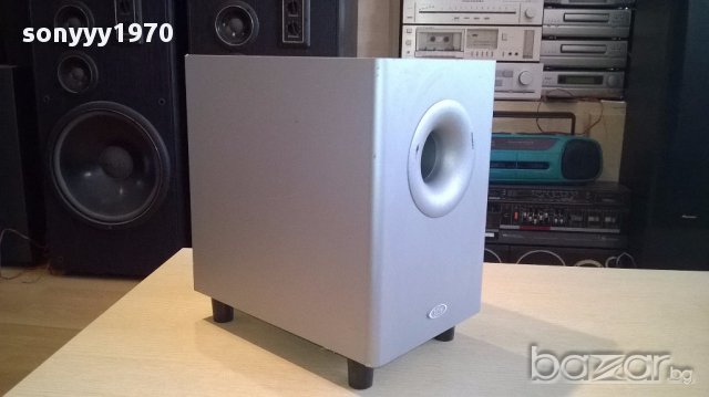 Eltax powered subwoofer-31/30/20см-активен буфер-внос швеицария, снимка 3 - Ресийвъри, усилватели, смесителни пултове - 14384871