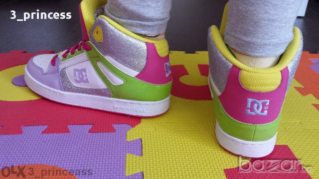 D С Rebound Midtop - 36 ,5/38 номер-,естествена кожа-оригинални английски!, снимка 2 - Детски маратонки - 9182331