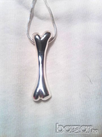 Посребрен гердан кокъл НОВ НАЛИЧЕН, снимка 1