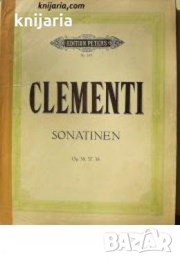 Clementi sonatinen for pianoforte solo op 36,37,38 