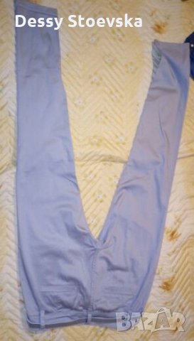 Разпродажба! Светло сив паталон с коланче, снимка 5 - Панталони - 22805401