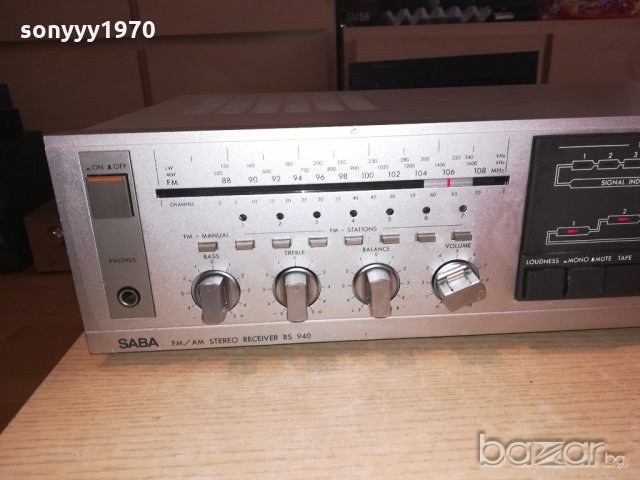 saba rs940 receiver-внос швеицария, снимка 6 - Ресийвъри, усилватели, смесителни пултове - 20620295