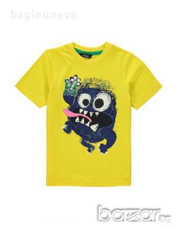 лот детска тениска и шорти george monster от Англия - размер - 4-5г, снимка 2 - Детски комплекти - 9973996