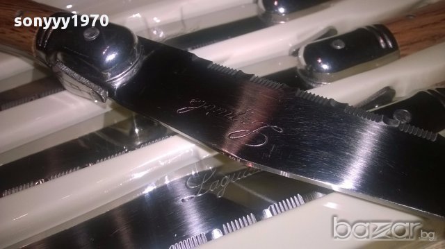 Laguiole-6бр маркови ножа-нови и в опаковка-внос швеицария, снимка 13 - Колекции - 16886694