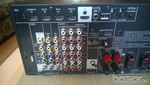 pioneer vsx-521-k-5hdmi-bluetooth-audio/video-multi-channel receiver-от швеицария, снимка 15 - Ресийвъри, усилватели, смесителни пултове - 7524198