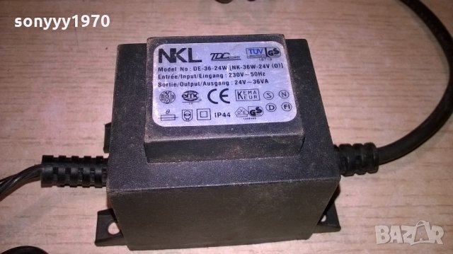 nkl 24v-36va adapter-внос швеицария