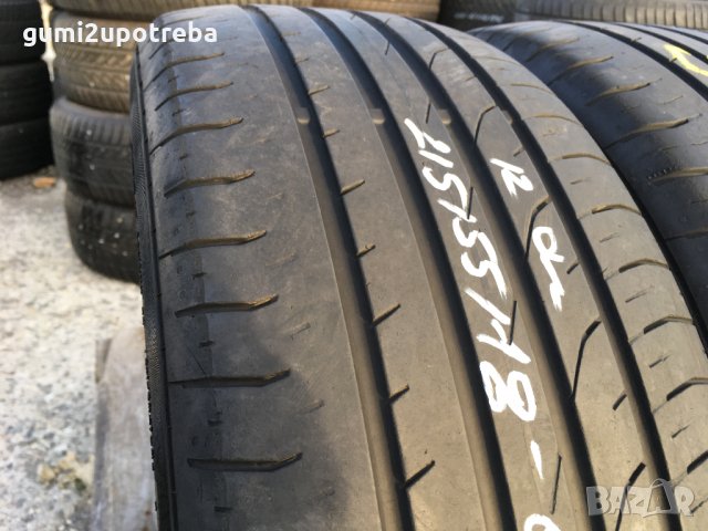  215/55/18 Континентал ПремиумКонтакт 2012г 5мм и 5,5мм! Проверени! , снимка 3 - Гуми и джанти - 23810409