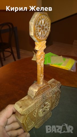 Уникална СТАРА ДЪРВОРЕЗБА, снимка 2 - Декорация за дома - 23076885