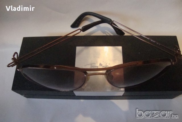 оригинални слънчеви  очила-стъкло!!!--хамелеон--м/у кафяво  и зелено--уникален дизаин  на  рамката-, снимка 7 - Слънчеви и диоптрични очила - 8760460