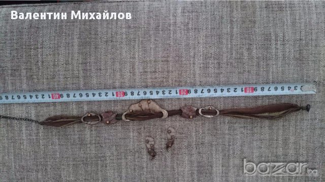 Комплект колие , обеци и брошка., снимка 7 - Бижутерийни комплекти - 11262598