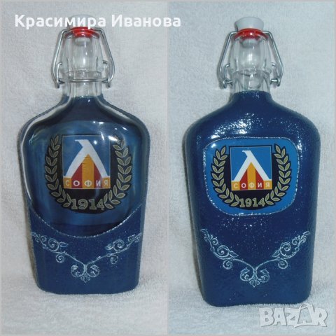 Футболни бутилки/Рисувани кецове/, снимка 11 - Декорация за дома - 13895349