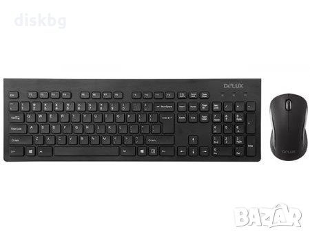 Нов безжичен комплект DELUX KA180G+M391GX, снимка 1 - Клавиатури и мишки - 22944749