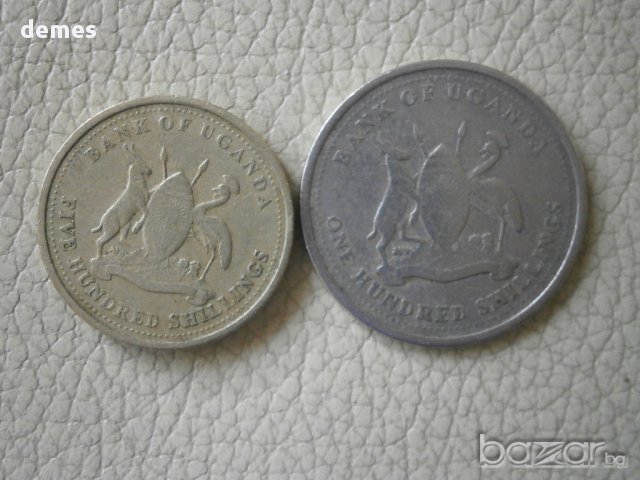 Уганда, сет 500 и 100 шилинга, 1998 год., снимка 4 - Нумизматика и бонистика - 8951670