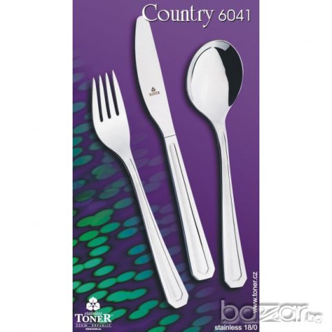Комплект прибори за хранене TONER Country / 30 Pcs