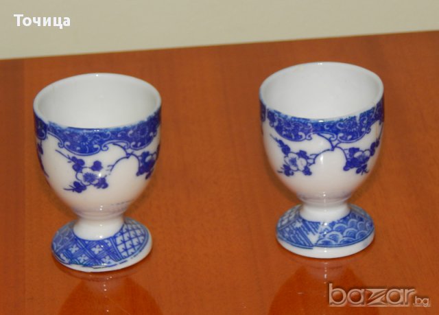 Japan Две много стари порцеланови чаши за саке , снимка 1 - Други ценни предмети - 13059132