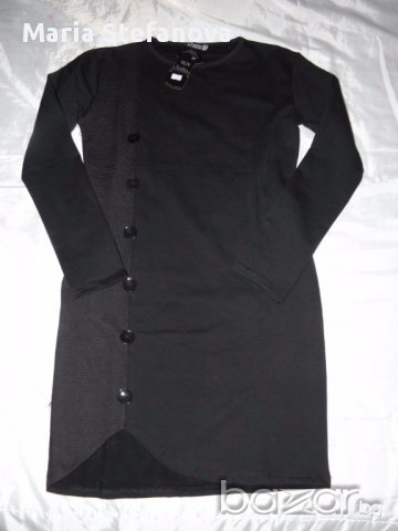 Намаление!!!Нова черна спортно-елегантна рокля, снимка 3 - Рокли - 17374240