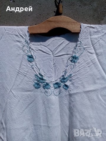 Стара женска нощница, снимка 4 - Антикварни и старинни предмети - 22672878