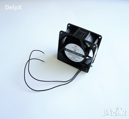 Вентилатор аксиален с втулка 220V 0,08A 80х80х38mm, снимка 1