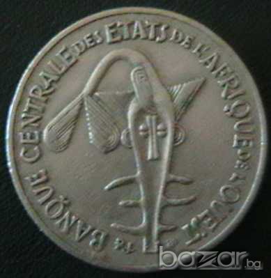 50 франка 1975, Западно Африкански Щати, снимка 2 - Нумизматика и бонистика - 7899405