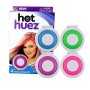Система за боядисване на цветни кичури на косата, Hot Huez 4 цвята многоцветни