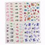 60 БР микс красиви татос ваденки водни стикери за нокти маникюр, снимка 3