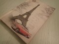 " Червена кола в Париж " - ретро тефтер, снимка 3