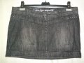 Чернa дънковa пола "EDC" by Esprit / голям размер / рокерска пола, снимка 1 - Поли - 17673775
