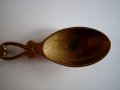 стара месингова лъжица, снимка 2