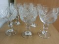 кристални чаши Рамона за вино вода уиски ракия коняк , снимка 1 - Антикварни и старинни предмети - 25654904