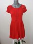 Дамска рокля червена дантела М/Л, снимка 1 - Рокли - 22233098