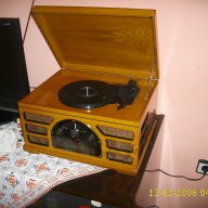 Нова аудиосистема в ретро стил с грамофон КРОСЛИ-Оригинал, снимка 1 - Грамофони - 15143010