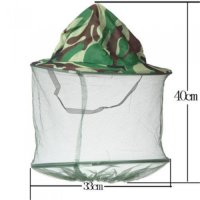 Нова шапка с мрежа предпазва от комари за рибари и пчелари, снимка 3 - Екипировка - 19336049