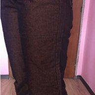 Нов сладурски панталон кафяв деним Мадок , снимка 4 - Панталони - 17122812