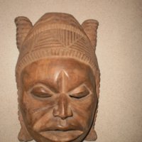  Стара Юруба маска-Нигерия, снимка 8 - Антикварни и старинни предмети - 23590673