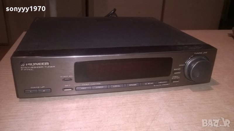 pioneer f-p710l stereo tuner-made in japan-внос англия, снимка 1