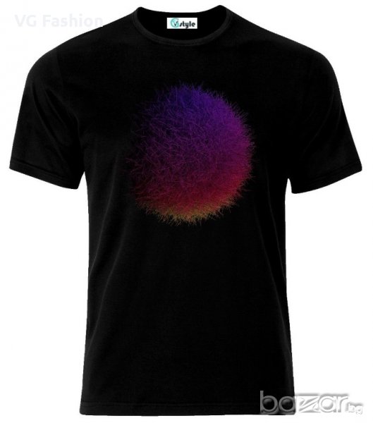 Мъжка тениска Hairy Sphere Art, снимка 1