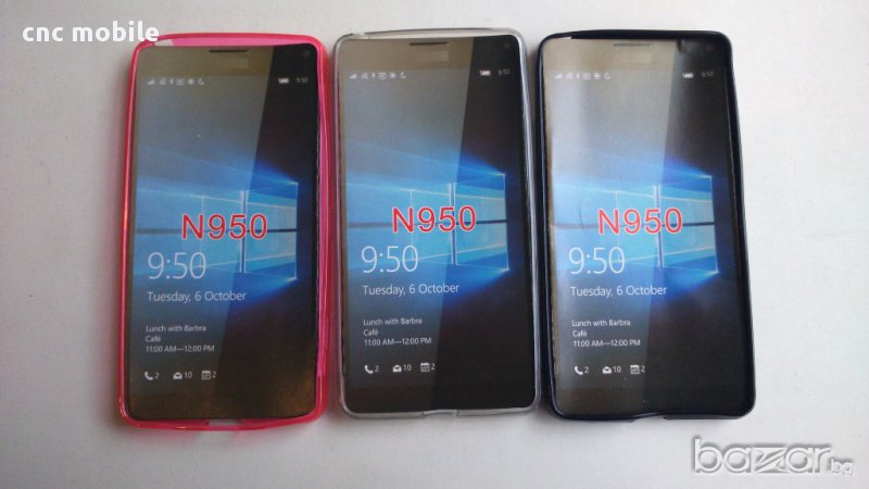 Nokia Lumia 950 - Microsoft Lumia 950 силиконов гръб - case - калъф, снимка 1