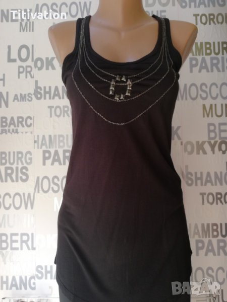 Черен потник-туника, снимка 1