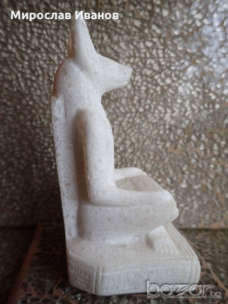 каменна статуетка на египетски бог , снимка 1