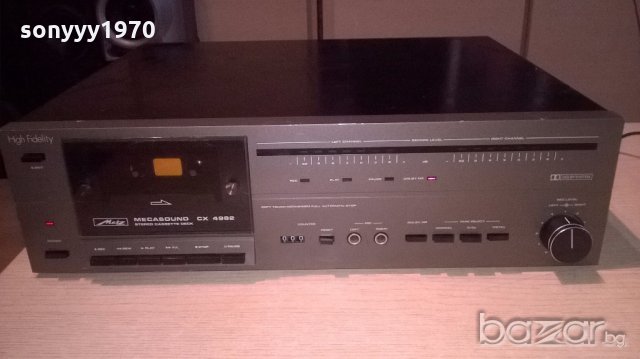 metz mecasound cx4982 high fidelity deck-внос швеицария, снимка 3 - Ресийвъри, усилватели, смесителни пултове - 18557031